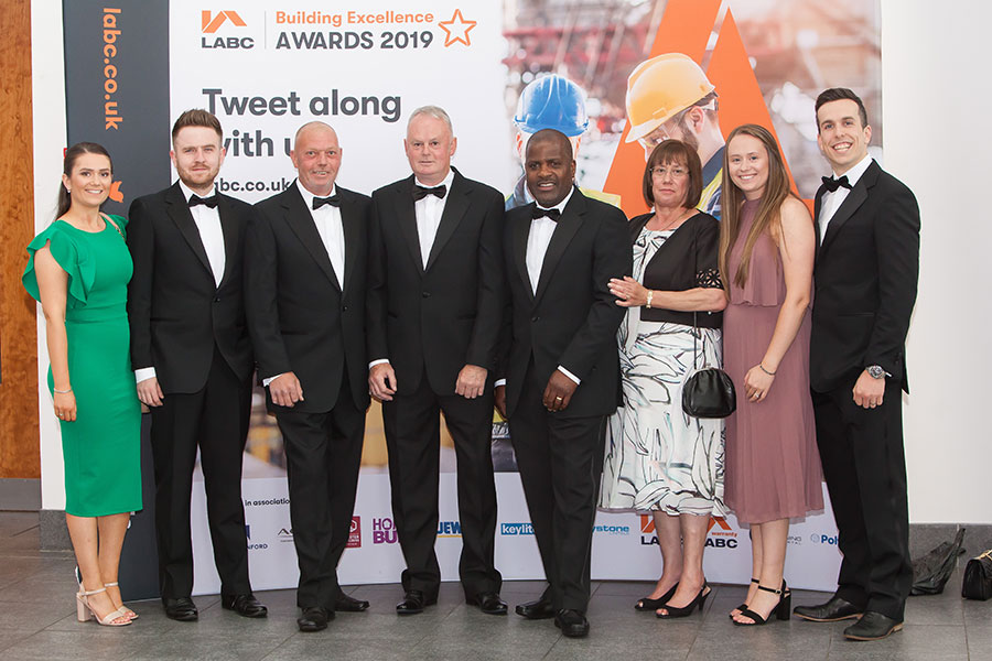 Attendees at the LABC West Midlands Building Excellence Awards 2019